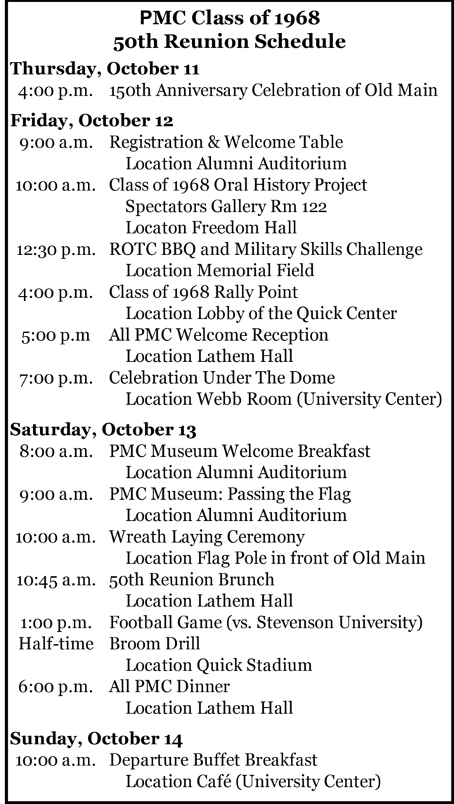 Our 50th Anniversary - SAVE THE DATES Our 50th Anniversary - SAVE THE DATES